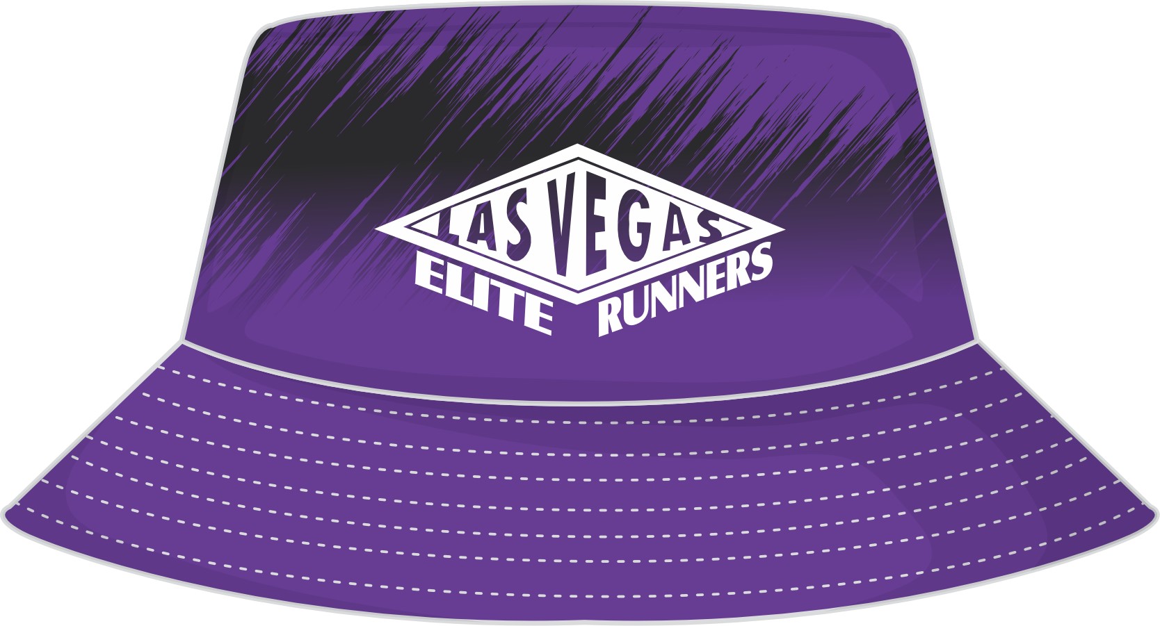 Las Vegas Elite Runners purple bucket hat