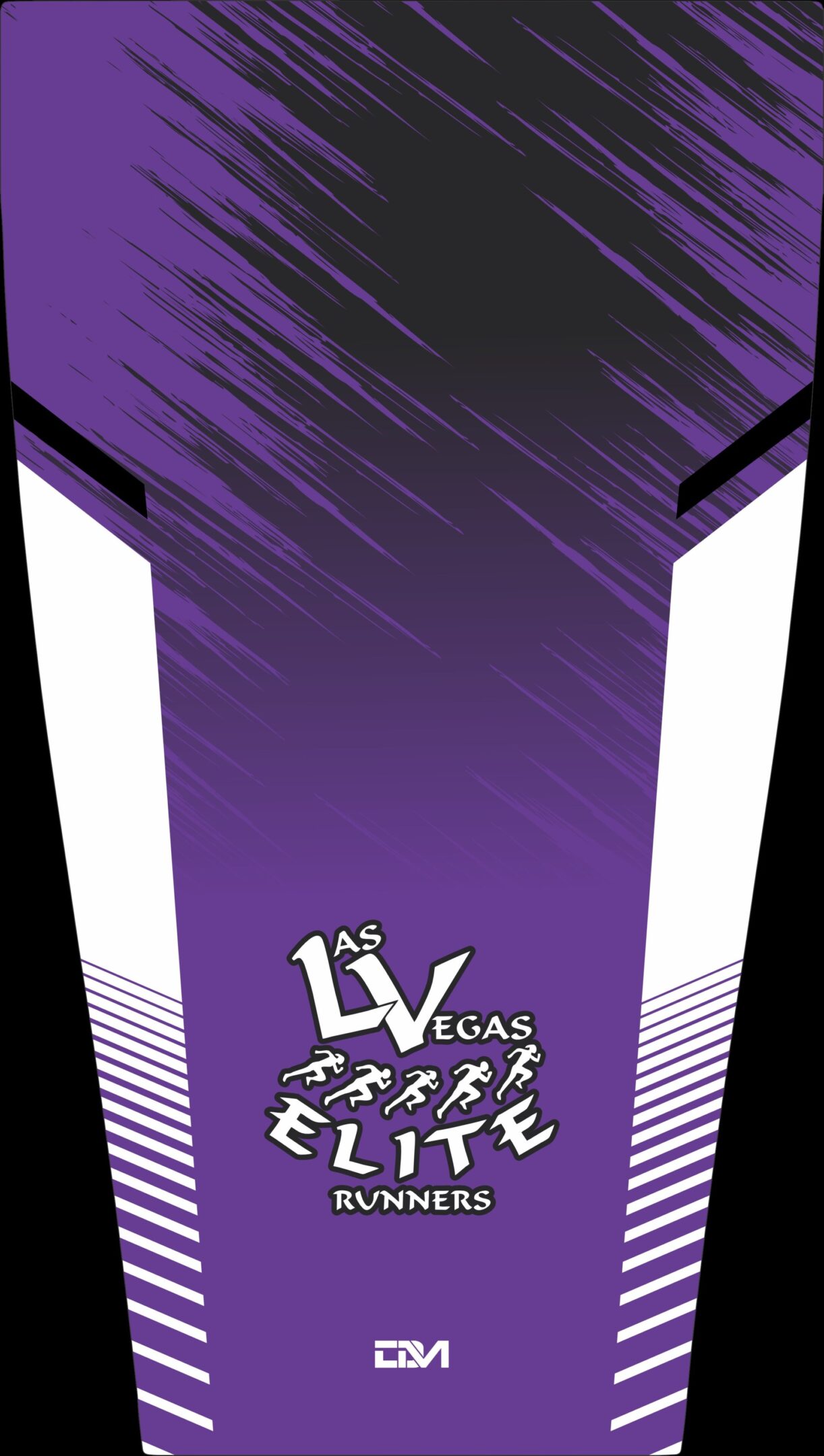 Purple Las Vegas Elite Runners singlet design